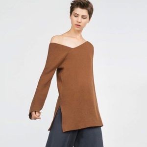 Zara Asymmetrical Knit Top / Sweater